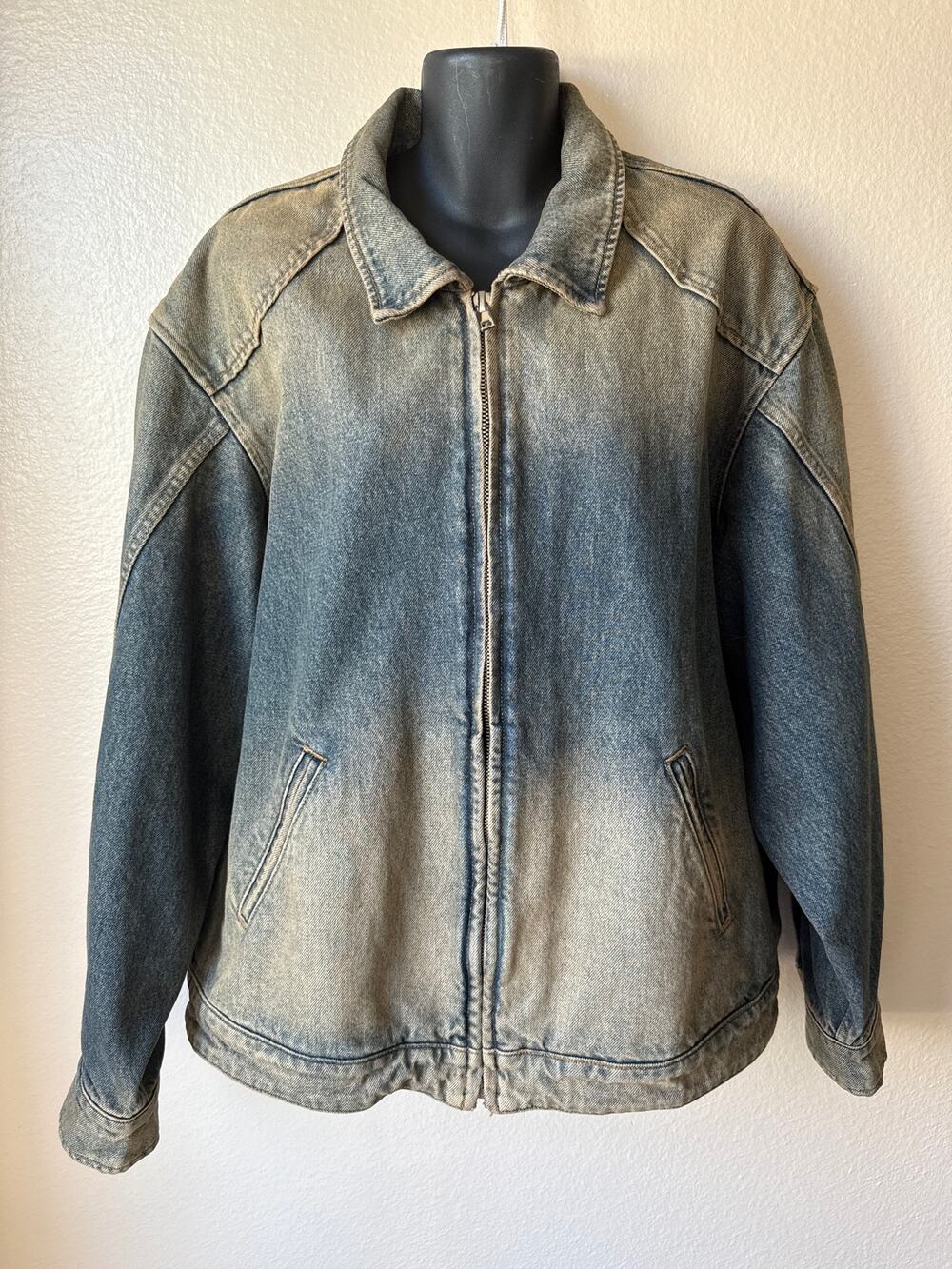 Mimchik denim tall boy jacket men’s NWT size medium